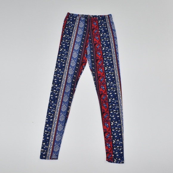 Rue21 Floral Stripes leggings - Picture 1 of 2